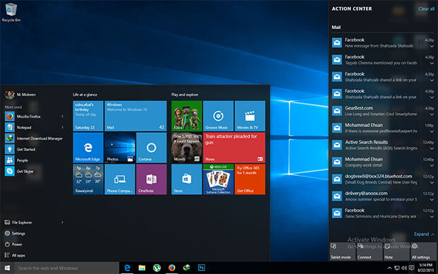 upgrade to windows 10 pro version 1511 delete